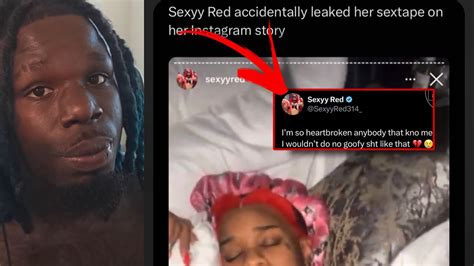 sexxy red leaked tape|Sexyy Red Breaks Silence on IG Sex Tape Leak